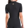 женская термофутболка с длинным рукавом Sportful 2nd Skin W Tee чёрная